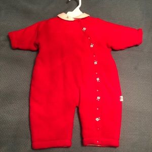 Baby 6M Winter Outfit with Hat and Booties